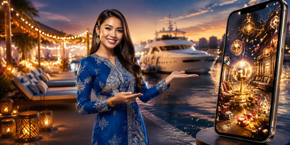 Female player in baju kurung from Kota Bharu accessing the 808live mobile casino